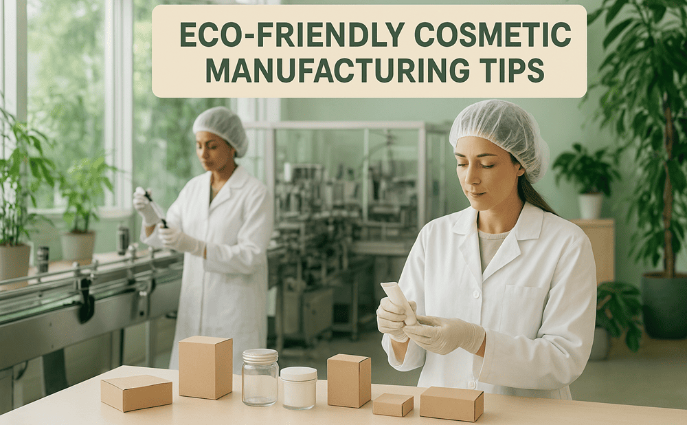 eco friendly cosmetics manufacturing tips